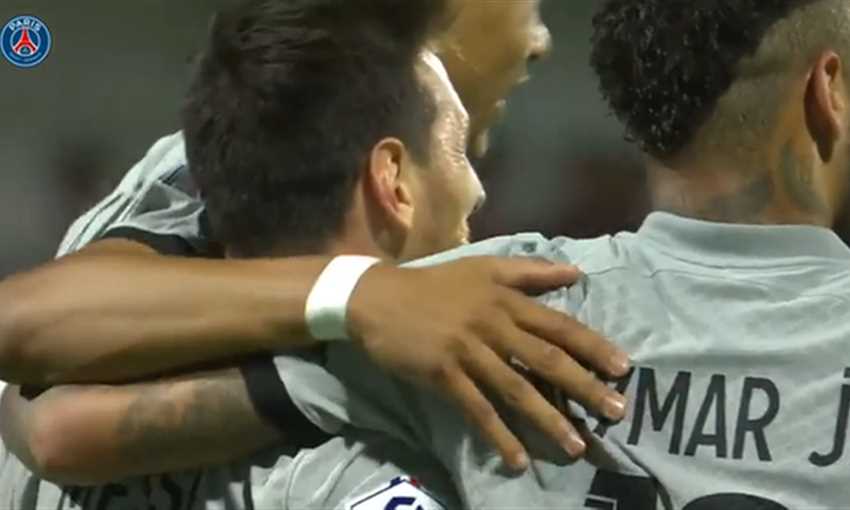 هدف ميسي الخرافي لـ باريس سان جيرمان من ضربة خلفية