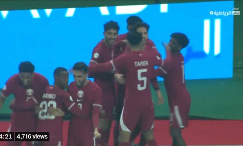 أهداف فوز البحرين على قطر 1/2 (خليجي 25)