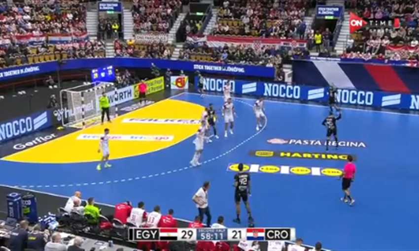 منتخب مصر لليد يهزم كرواتيا 31-22 (بطولة العالم لكرة اليد)