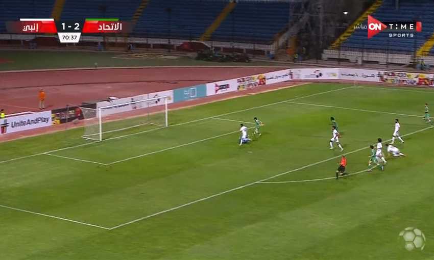 هدف رائع لـ أحمد عادل لصالح الاتحاد ضد إنبي (كأس الرابطة المصرية)