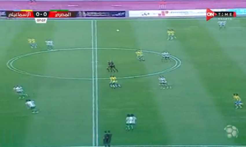 هدف المصري الأول أمام الإسماعيلي - رجب عمران (كأس رابطة الأندية)