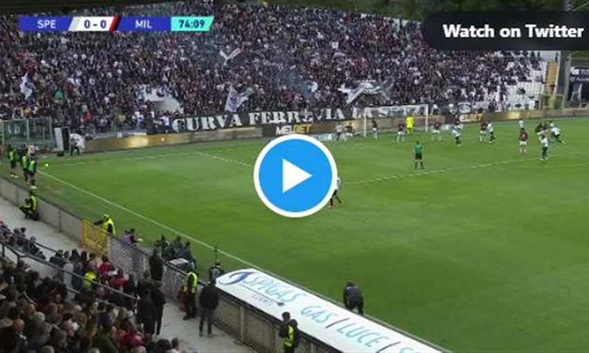 هدفا فوز سبيزيا على ميلان 2-0 (الدوري الإيطالي)