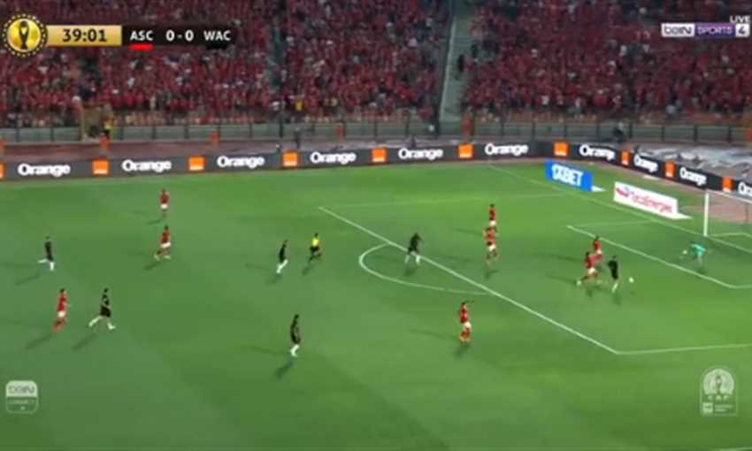 تصدي مصطفى شوبير الرائع مع الأهلي أمام الوداد