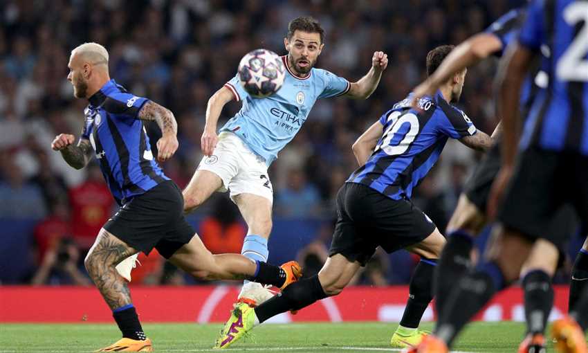 بمجهود فردي.. فرصة برنادو سيلفا المهدرة ضد إنتر (نهائي دوري أبطال أوروبا)