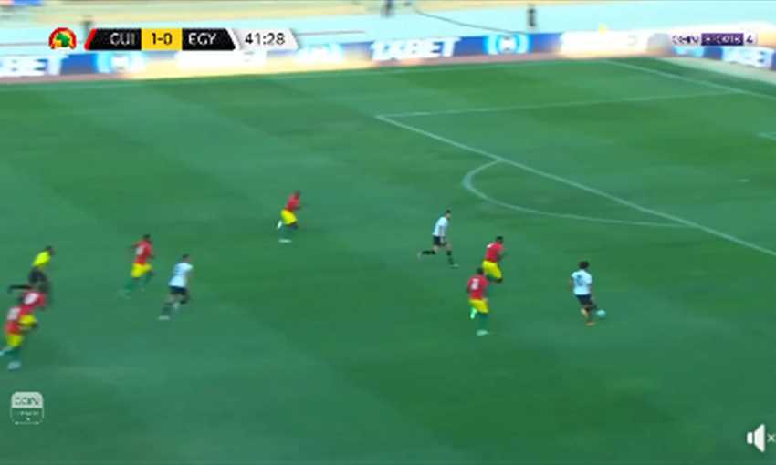 هدف مصر الأول ضد غينيا - تريزيجيه (تصفيات أمم إفريقيا)