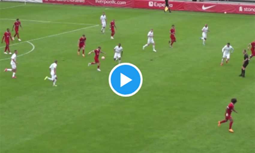 صناعة ثانية من محمد صلاح لـ داروين نونيز أمام جرويتر فيورث (مباراة ودية)