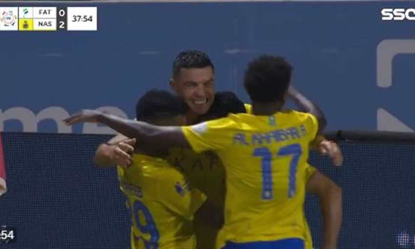 هدف النصر الثاني أمام الفتح - كريستيانو رونالدو (الدوري السعودي)