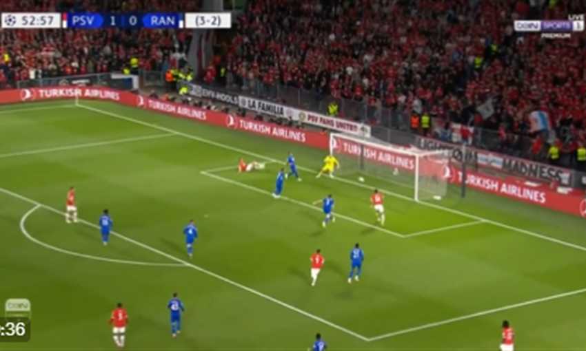 هدف إيندهوفن الثاني ضد رينجرز -  إسماعيل صيباري (تمهيدي دوري أبطال أوروبا)