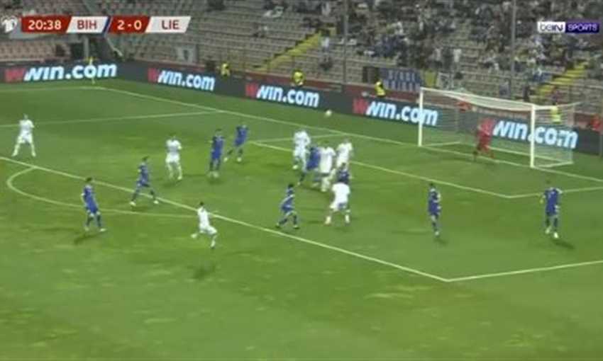 هدف صاروخي مباغت لـ ليشتنشتاين ضد البوسنة (تصفيات يورو 2024)