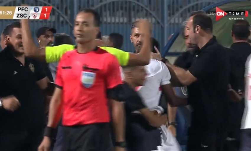 هدفا الزمالك الأول والثاني ضد بيراميدز (الدوري المصري)