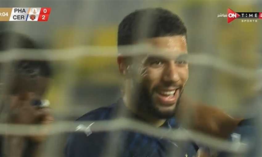 هدف سيراميكا الثاني ضد فاركو - أحمد قندوسي (الدوري المصري)