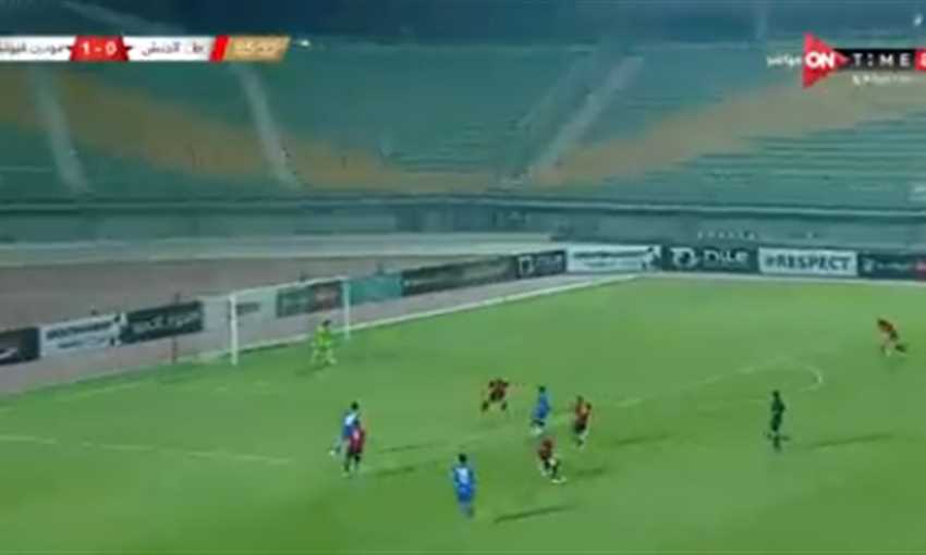 هدف مودرن فيوتشر الثاني في مرمى طلائع الجيش - مروان محسن (الدوري المصري)