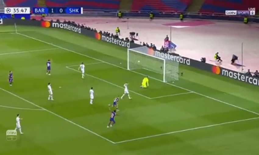 هدف برشلونة الثاني أمام شاختار - فيرمين لوبيز (دوري أبطال أوروبا)