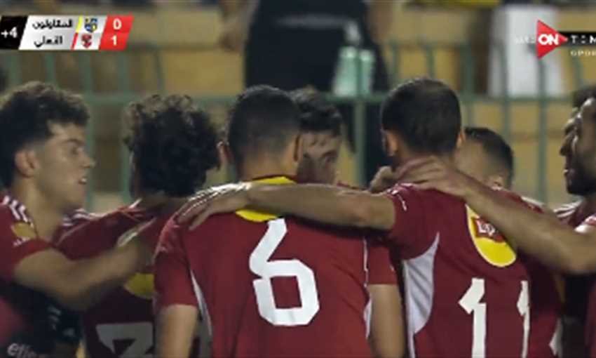 هدف الأهلي الأول في المقاولون - طاهر محمد طاهر (الدوري المصري)