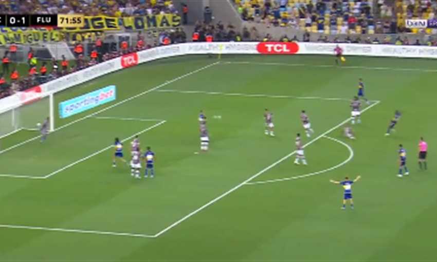 هدف بوكا جونيورز الأول ضد فلومينينسي - لويس أدفينكولا (كوبا ليبرتادوريس)