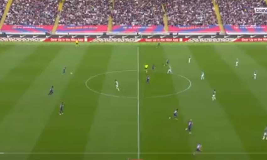 هدف ألافيس الأول أمام برشلونة - سامو أموروديون (الدوري الإسباني)