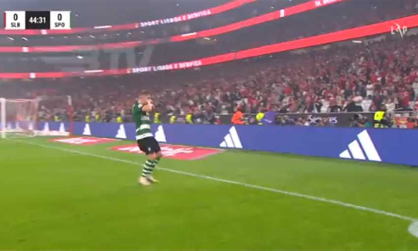 هدف سبورتنج لشبونة الأول ضد بنفيكا - فيكتور جيوكيريس (الدوري البرتغالي)