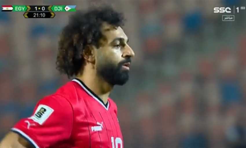 هدف مصر الثاني ضد جيبوتي - محمد صلاح (تصفيات كأس العالم)