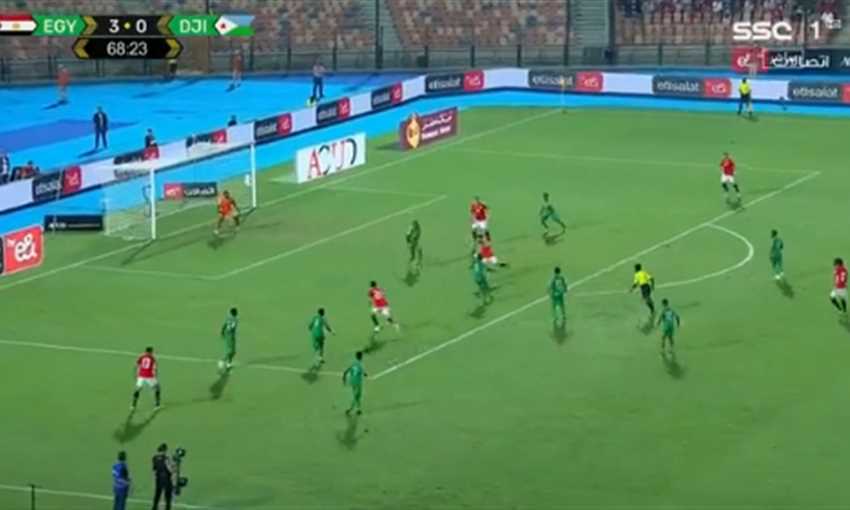 هدف منتخب مصر الرابع ضد جيبوتي - محمد صلاح (تصفيات كأس العالم)