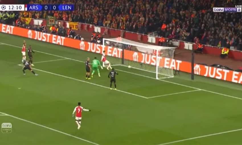 هدف أرسنال الأول ضد لانس - كاي هافيرتز (دوري أبطال أوروبا)