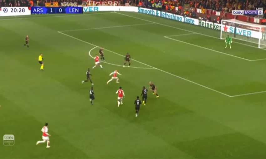 هدف أرسنال الثاني ضد لانس - جابريل جيسوس (دوري أبطال أوروبا)