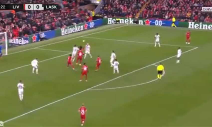 هدف ليفربول الأول أمام لاسك - لويس دياز (الدوري الأوروبي)