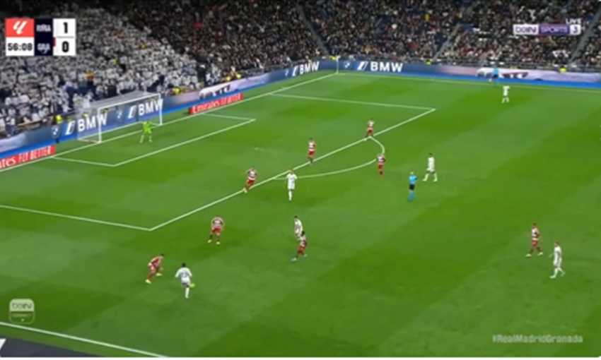 هدف ريال مدريد الثاني ضد غرناطة - رودريجو (الدوري الإسباني)