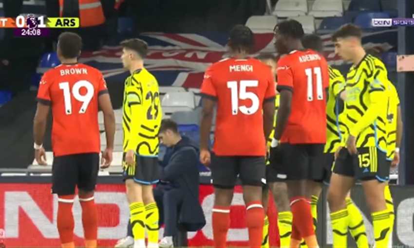 هدف التعادل للوتون ضد أرسنال - جابرييل أوشو (الدوري الإنجليزي)