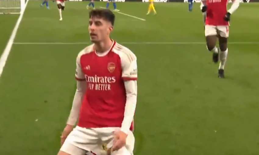 هدف أرسنال الثاني ضد برايتون - كاي هافيرتز (الدوري الإنجليزي)