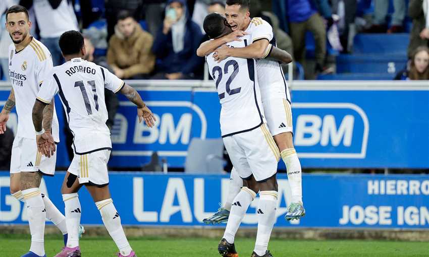 هدف فوز ريال مدريد على ديبورتيفو ألافيس - لوكاس فاسكيز (الدوري الإسباني)