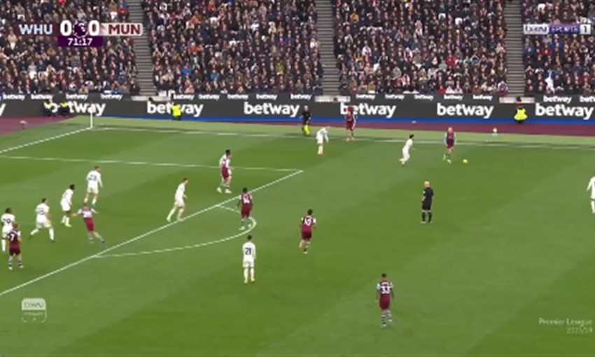 هدف وست هام الأول ضد مانشستر يونايتد - جارود بوين (الدوري الإنجليزي)