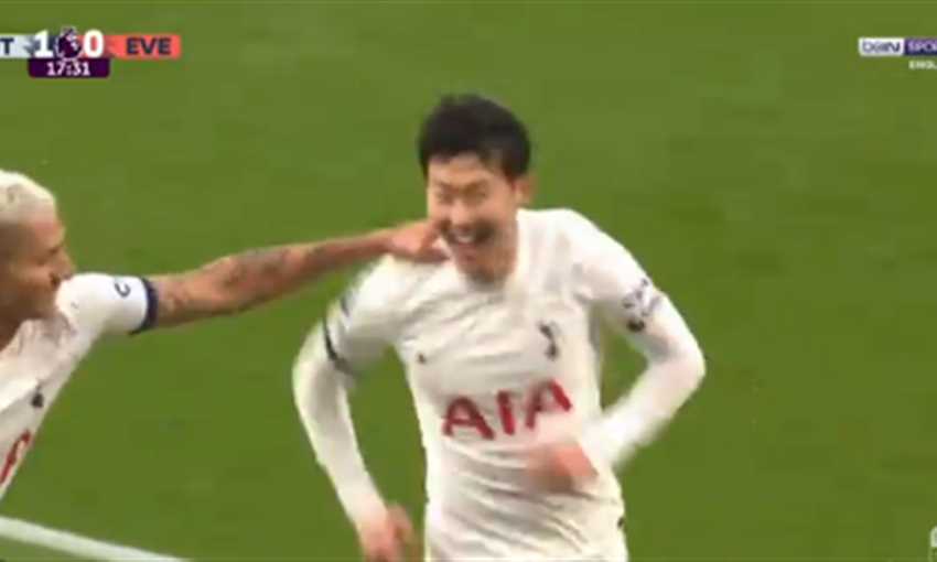 هدف توتنام الثاني ضد إيفرتون - هيونج مين سون (الدوري الإنجليزي)