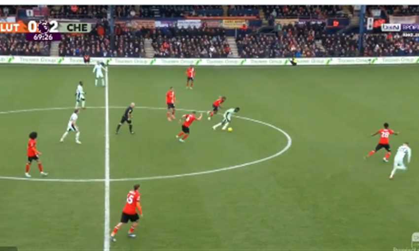 هدف تشيلسي الثالث ضد لوتون - كول بالمر (الدوري الإنجليزي)