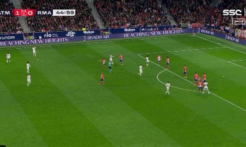 هدف ريال مدريد الأول أمام أتلتيكو مدريد - أوبلاك (كأس الملك)