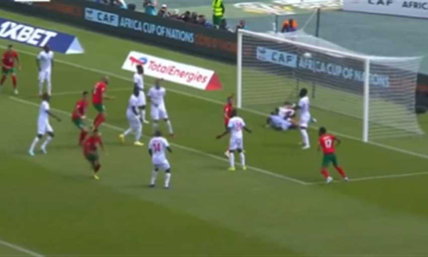 هدف المغرب الأول أمام الكونغو الديمقراطية - أشرف حكيمي (أمم إفريقيا)