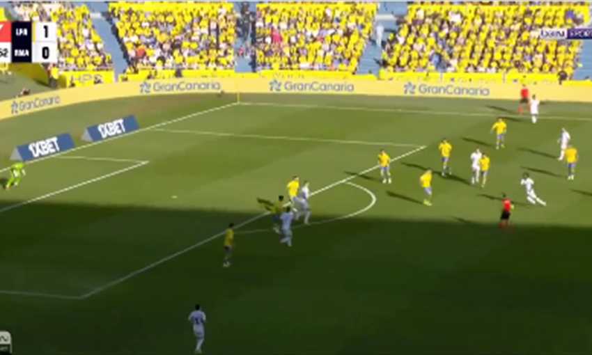 هدف التعادل لريال مدريد ضد لاس بالماس - فينيسيوس جونيور