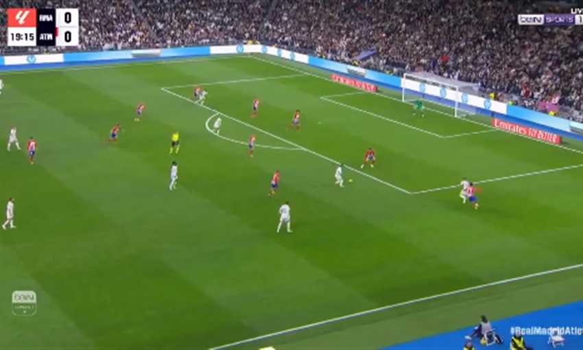 هدف ريال مدريد الأول ضد أتليتكو مدريد - براهيم دياز (الدوري الإسباني)