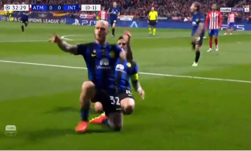 هدف إنتر الأول ضد أتليتكو مدريد - فيديريكو ديماركو (دوري أبطال أوروبا)