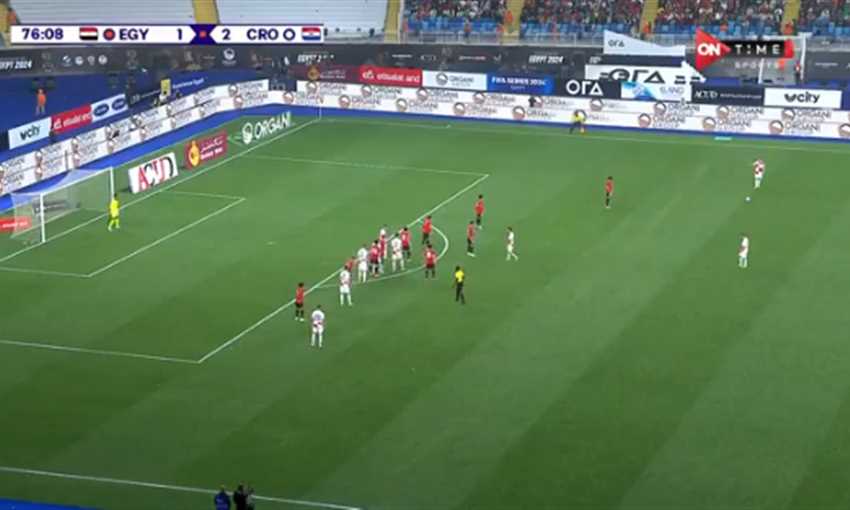 هدف كرواتيا الثالث ضد مصر - أندري كراماريتش (كأس عاصمة مصر)