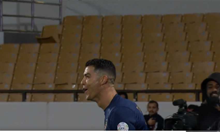 هدف النصر الثالث في أبها - رونالدو (الدوري السعودي)