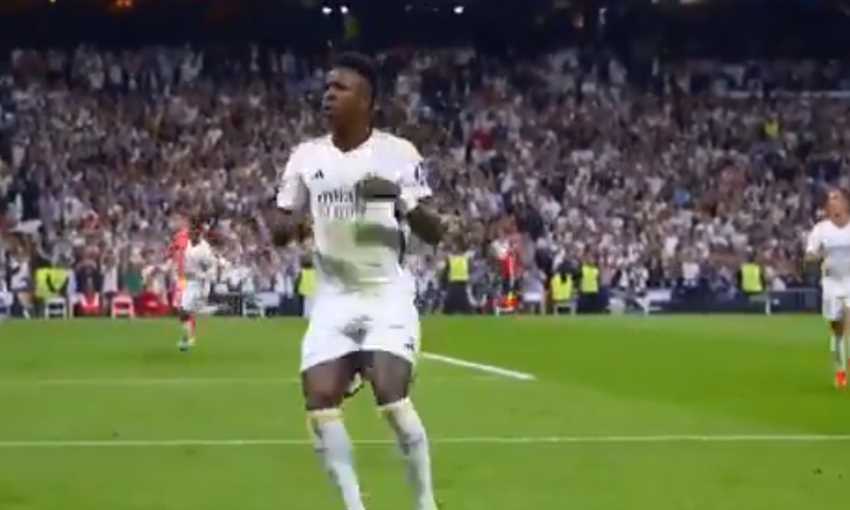 هدف تعادل ريال مدريد ضد برشلونة - فينيسيوس جونيور (الدوري الإسباني)