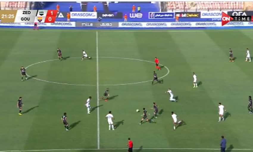 هدف زد الثاني ضد الجونة - عبد الرحمن البانوبي (الدوري المصري)