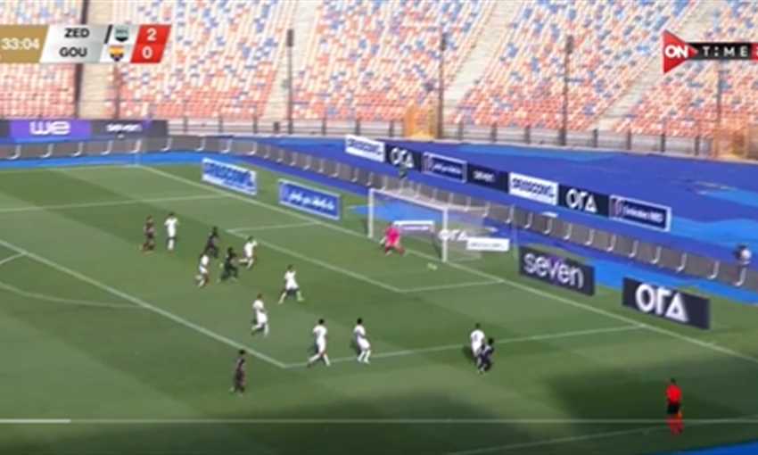 هدف زد الثالث ضد الجونة - عبد الرحمن البانوبي (الدوري المصري)