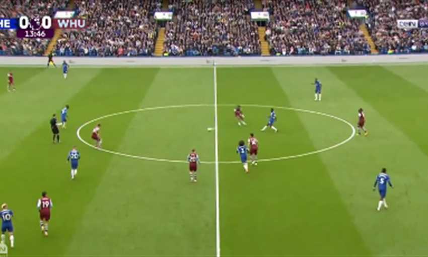 هدف تشيلسي الأول ضد وست هام - كول بالمر (الدوري الإنجليزي)