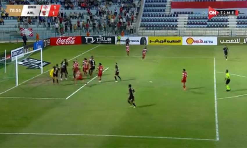 هدف الأهلي الأول ضد بلدية المحلة - عمر كمال (الدوري المصري)