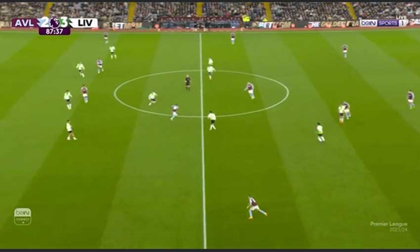 هدف أستون فيلا الثالث ضد ليفربول - دوران (الدوري الإنجليزي)