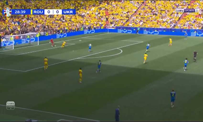 هدف رومانيا الأول ضد أوكرانيا - ستانسيو (يورو 2024)