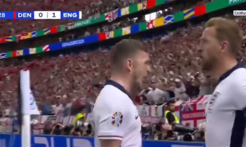هدف إنجلترا الأول في شباك الدنمارك - هاري كين (يورو 2024)
