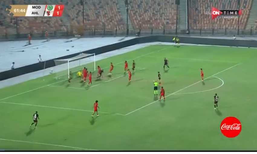 هدف الأهلي الثاني ضد مودرن سبورت - بيرسي تاو (الدوري المصري)