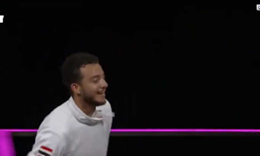 لقطة حصد محمد السيد برونزية سلاح المبارزة (أولمبياد باريس)